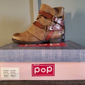 POP Women's Divinity Motorcycle Boots - Size 8